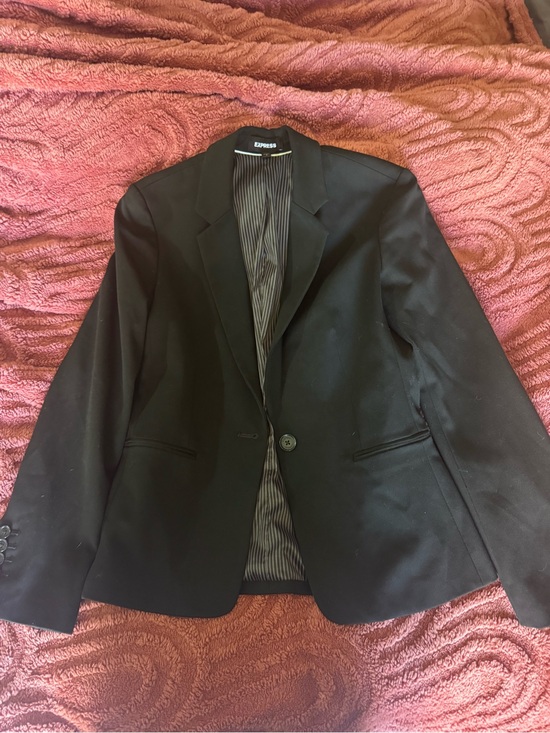 Express Jackets & Blazers - Express Black Single-Button Women's Blazer
